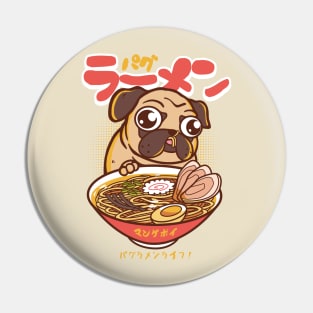 PUG RAMEN Pin