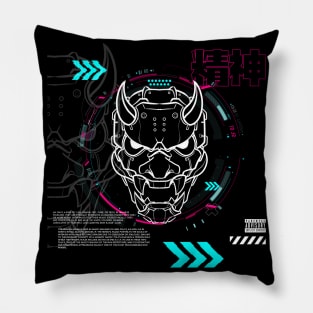 Mecha oni Pillow