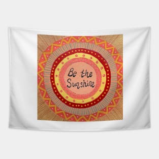 Be the Sunshine Mandala Tapestry