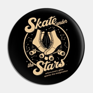 Skate Under the Stars: Where Every Glide Sparks Imagination Pin