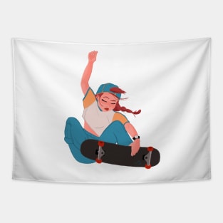 Skater Girl Tapestry