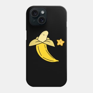 Peeled Banana and Star Phone Case