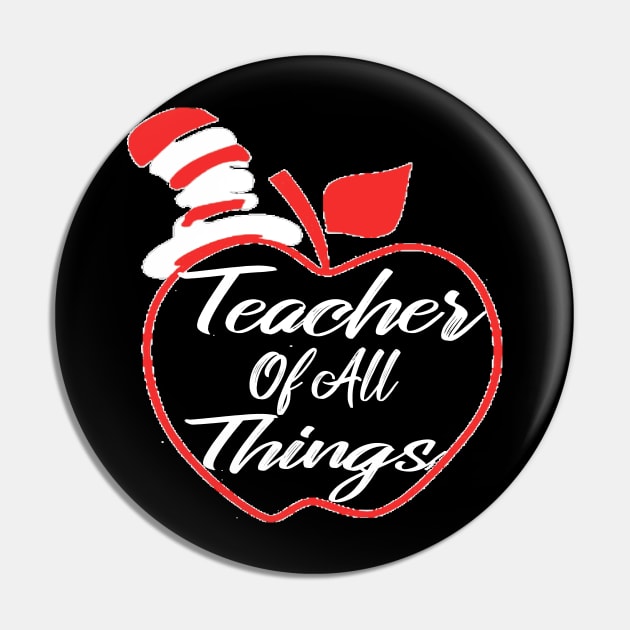 Teacher Of All Things Funny Gift For Teachers Pin by Radouan