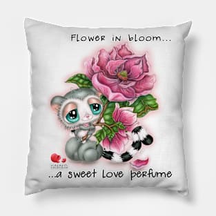 Flower in bloom... a sweet love perfume Pillow