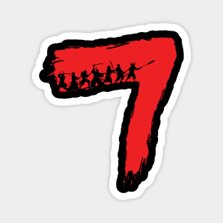 Seven Samurai Magnet
