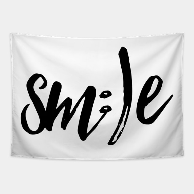 Smile Tapestry by WordFandom