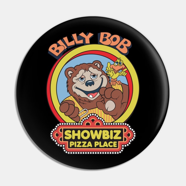 Showbiz Pizza Billy Bob Pin by Tee Arcade