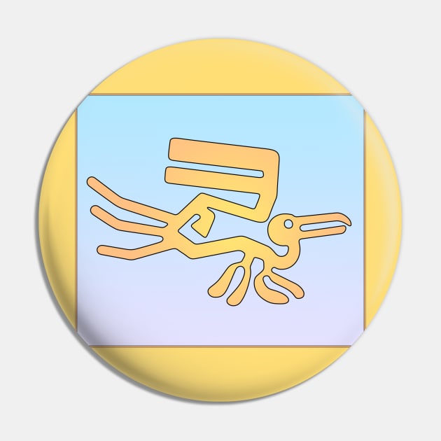 Nazca Pelican Pin by Erno