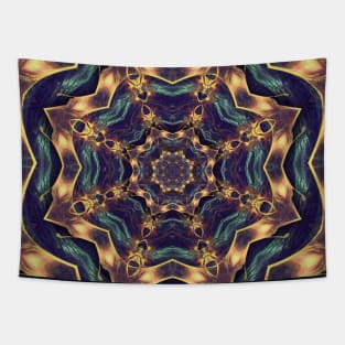 Fractal Mandala Tapestry