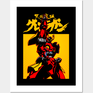 A Legacy Grey Version:Tengen Toppa Gurren Lagann Anime/Manga Poster for  Sale by vertei