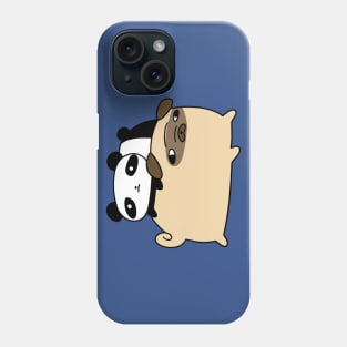 Pug and Little Panda Phone Case