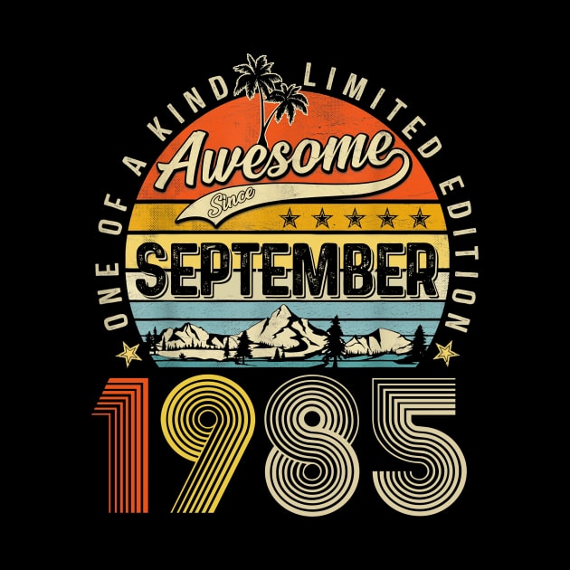 Awesome Since September 1985 Vintage 38th Birthday by Gearlds Leonia