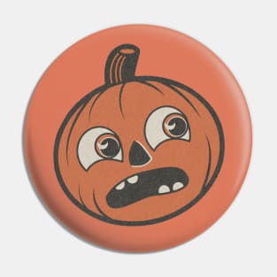 Vintage Spooky Pumpkin Pin