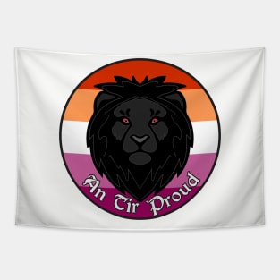 An Tir Pride - Lesbian - Populace Badge Style 2 Tapestry