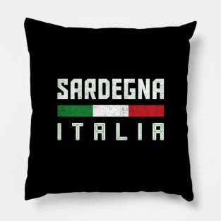 Sardegna / Italian Region Typography Design Pillow