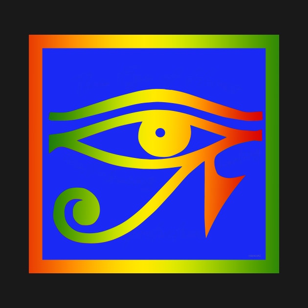 Eye Of Horus Egyptian God by Odd Hourz Creative