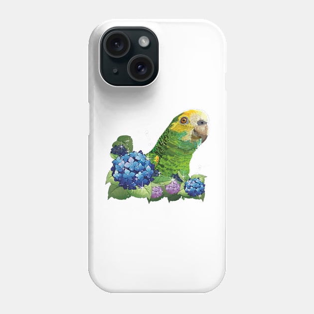 yellow-shouldered horsewoman Phone Case by obscurite