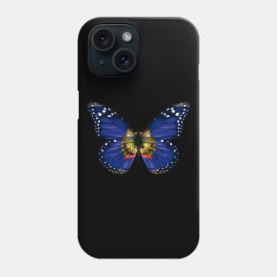 Vermont Flag Butterfly - Gift for Vermonter From Vermont VT Phone Case