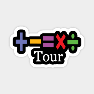 Concert Mathematics Music Tour Magnet