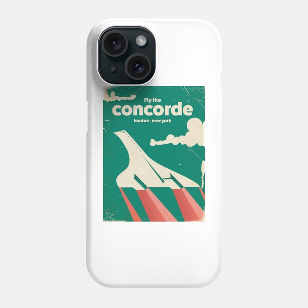 Fly The Concorde Phone Case by nickemporium1