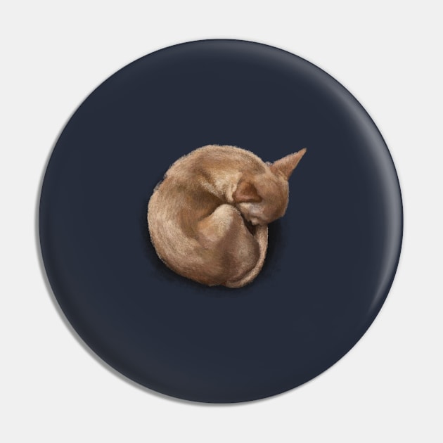 The Sleeping Chihuahua Pin by Elspeth Rose Design