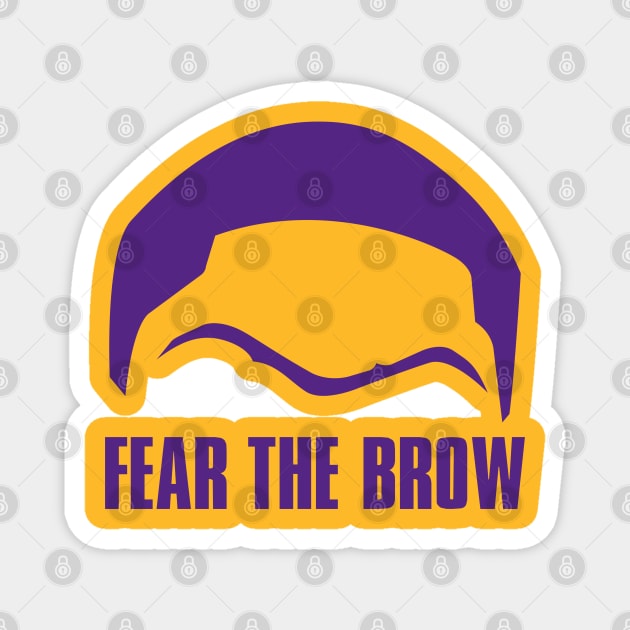 Anthony Davis Fear The Brow Lakers Magnet by TextTees