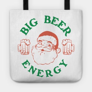 Big Nick Energy Beer Saint Nicholas Santa Claus Retro Vintage artwork Tote