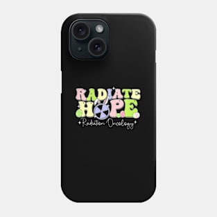 Radiate Hope Radiation Oncology Bunny Easter Rad Tech Phone Case