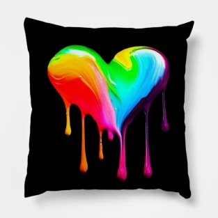 Marble heart design Pillow