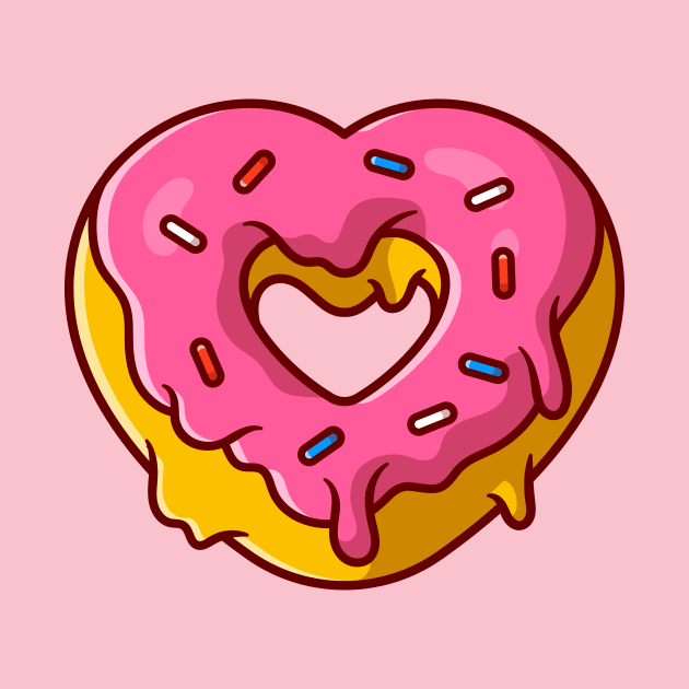 Love Doughnut Cream Cartoon by Catalyst Labs