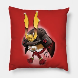 Samurai Cat Pillow