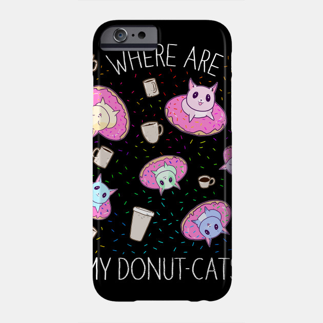 Donut Rainbow Cats Shirt For Coffee Drinkers And Cat Lovers Gift