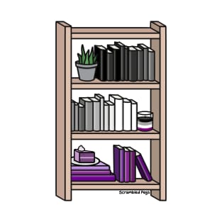 Asexual Pride Bookcase T-Shirt