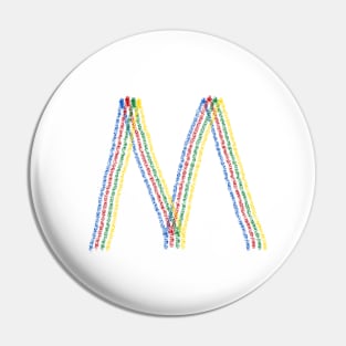 The letter M! Pin