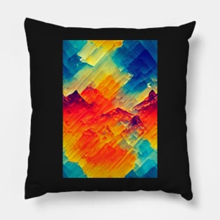 Colorful abstract pattern #57 Pillow