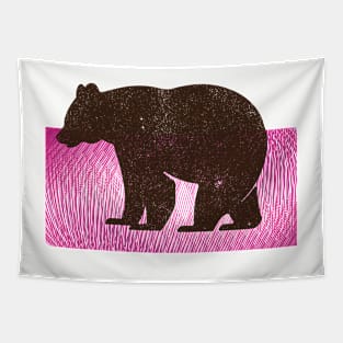 Bear on background Tapestry