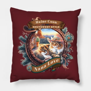 Southwest Sedona Country Cat Nana Love 4CM Pillow