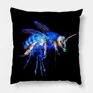 Honey Bee Reversed Colors Pillow