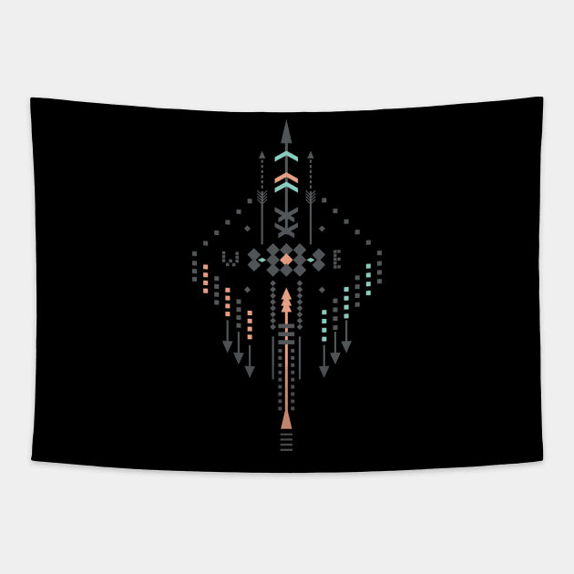 Boho Totem Tapestry by ePixels