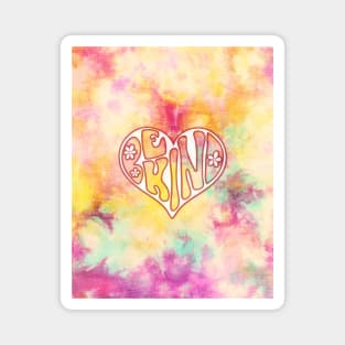 Be Kind Strawberry Lemonade Tie Dye Magnet