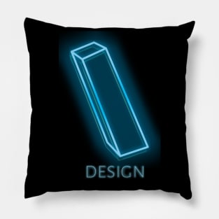 Cyan Design Neon Sign Pillow