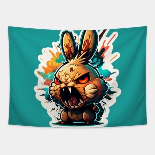 Explosive Bunny Tapestry