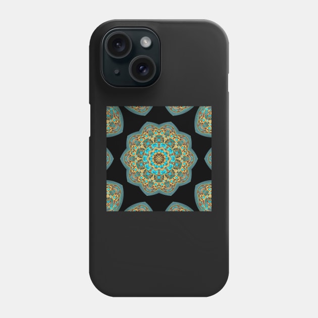 Dreamtile Kaleidoscope Pattern (Seamless) 18 Phone Case by Swabcraft