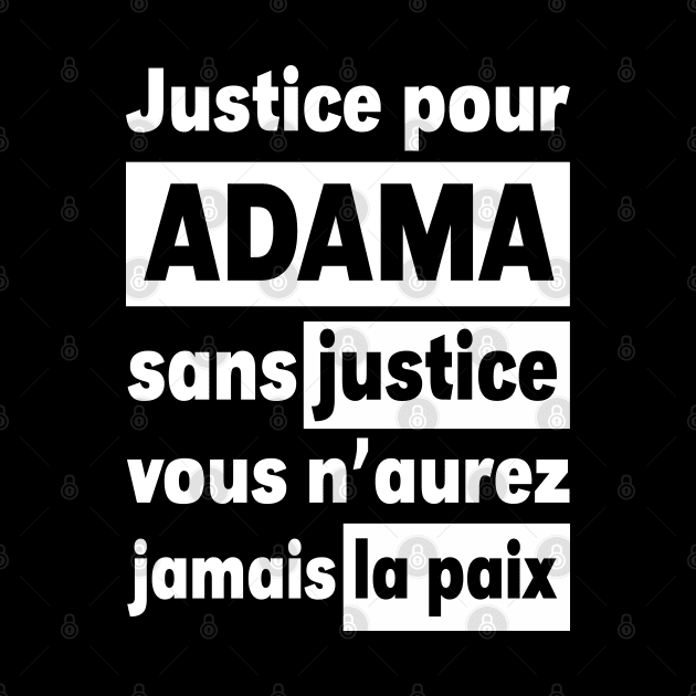 Justice Pour ADAMA by CF.LAB.DESIGN