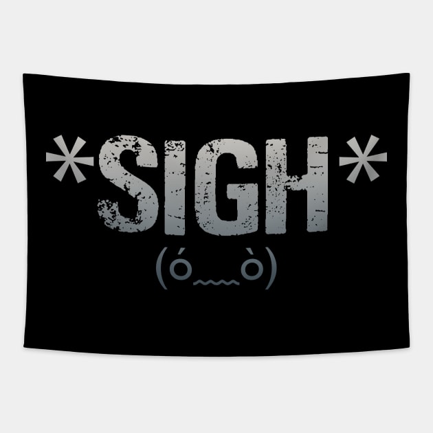 Sigh Tapestry by Blacklinesw9