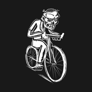 Cycling Zombie Bicycle Halloween Cyclist Costume T-Shirt