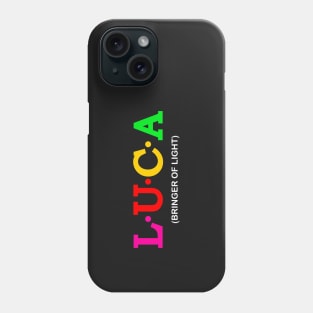 Luca  - Bringer of Light. Phone Case