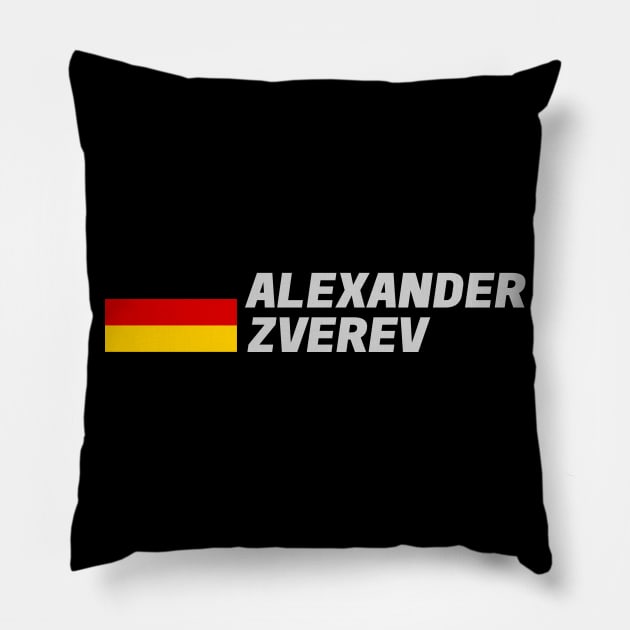 Alexander Zverev Pillow by mapreduce