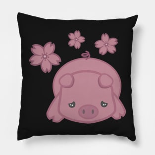 Gloomy Pleasantly Plump Piggy Pillow