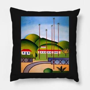 cityscape - Tarsila do Amaral Pillow